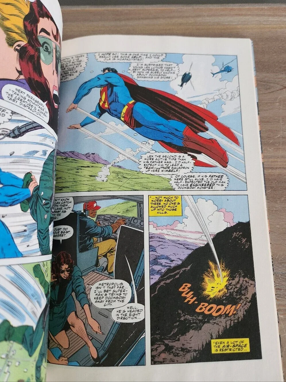 🦸 DC Comics The Death of Superman 1993 First Printing Trade Paperback Book